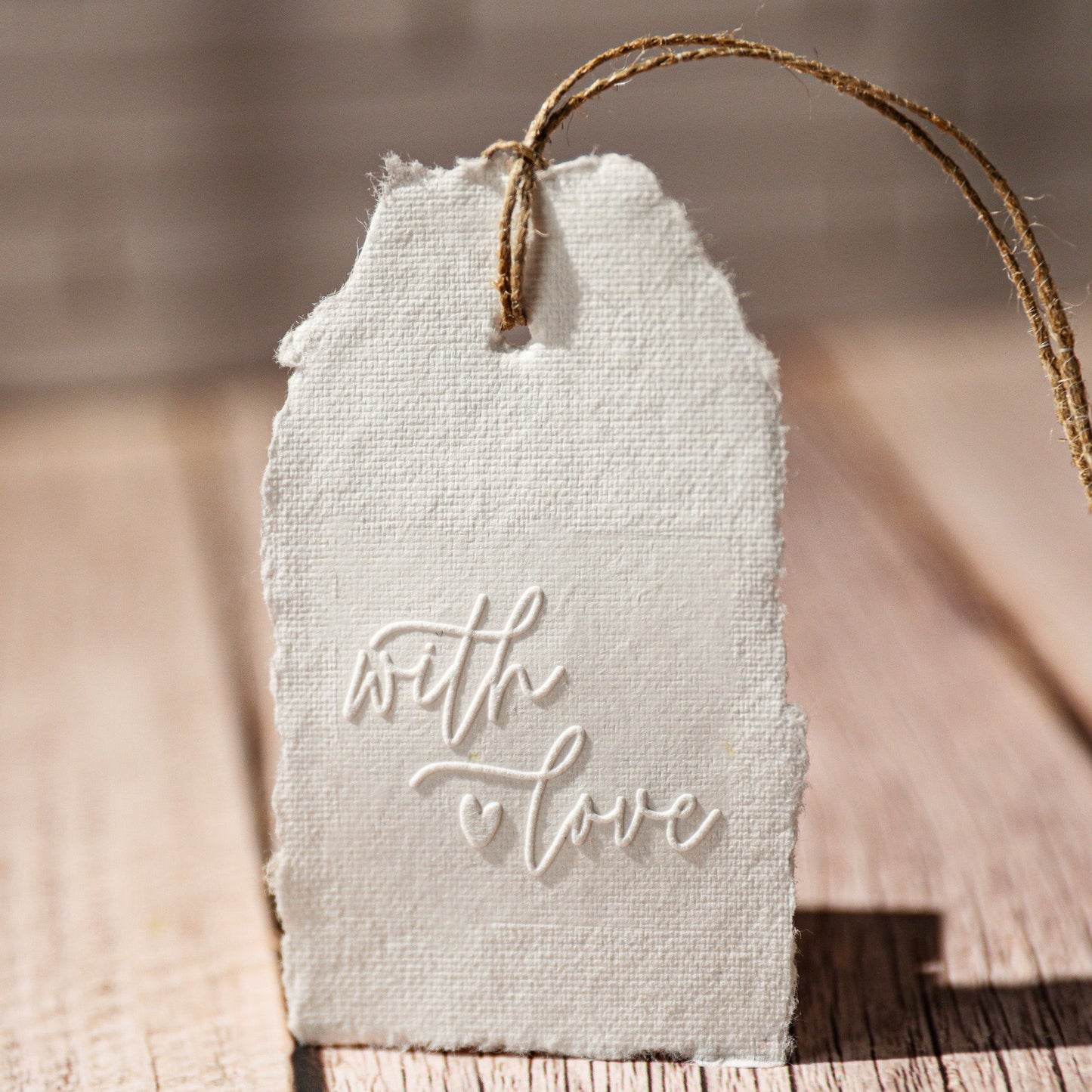 Prägestempel "with love" - IN LOVE WITH PAPER
