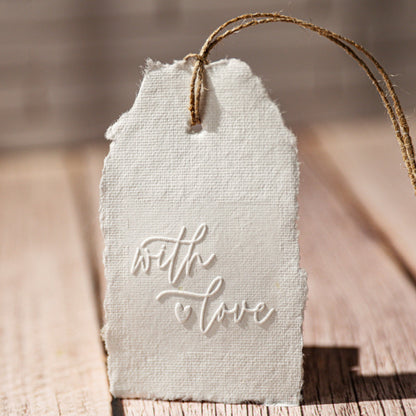 Prägestempel "with love" - IN LOVE WITH PAPER