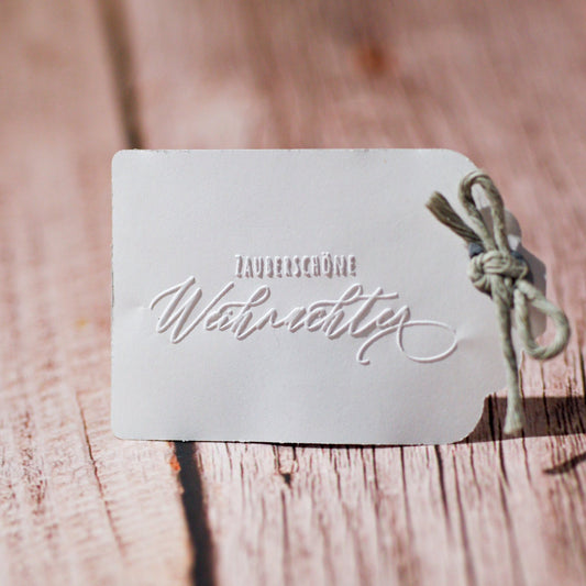 Prägestempel "Zauberschöne Weihnachten" - IN LOVE WITH PAPER