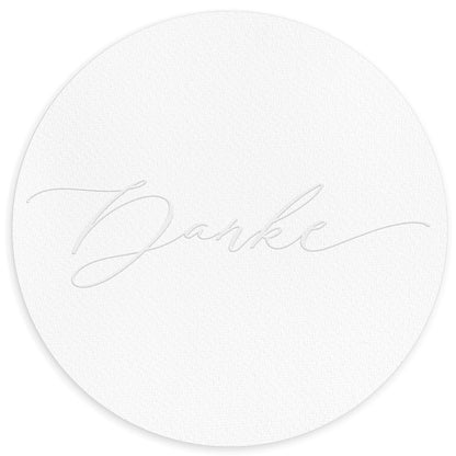 Prägestempel "Danke" - IN LOVE WITH PAPER