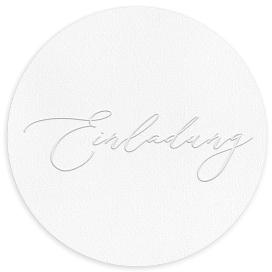 Prägestempel "Einladung" - IN LOVE WITH PAPER