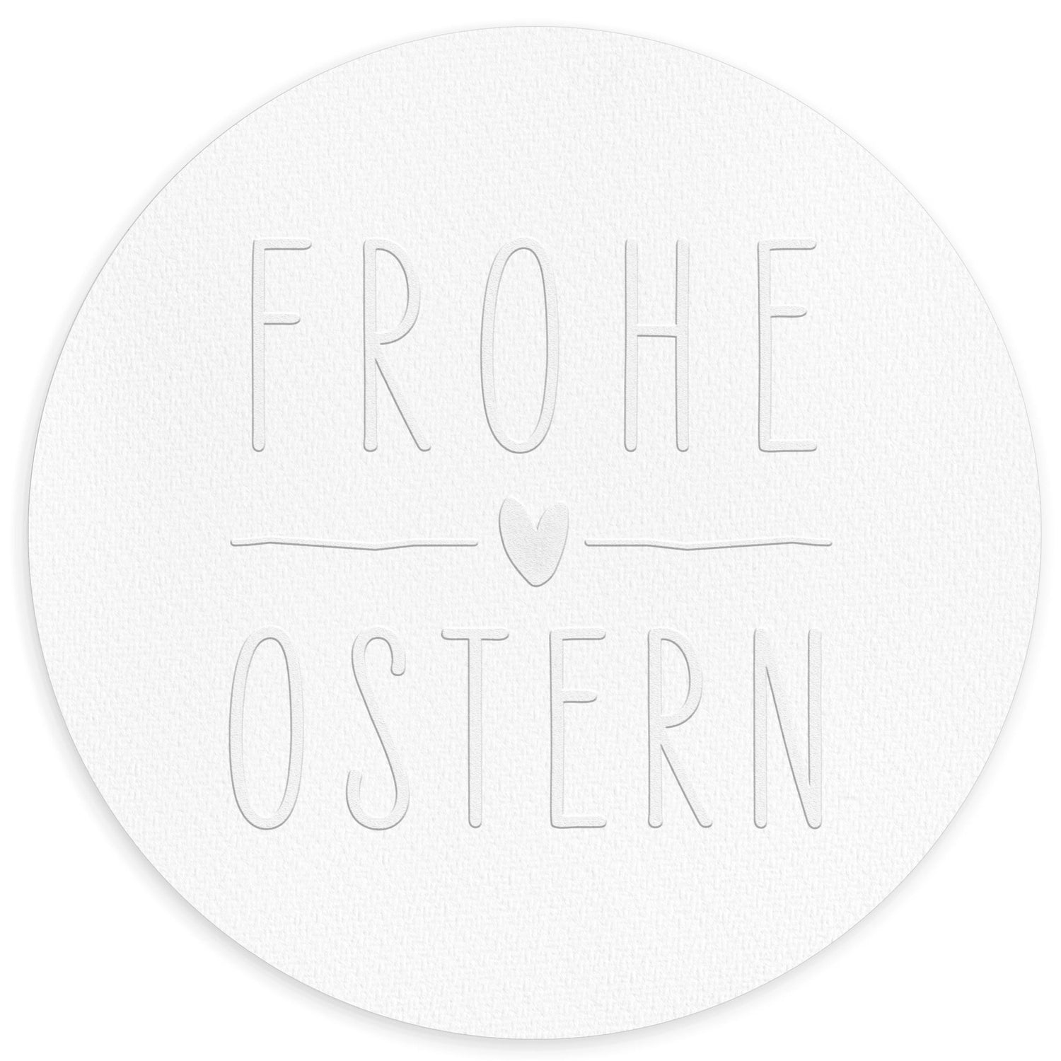 Prägestempel "Frohe Ostern" mit Herz - IN LOVE WITH PAPER
