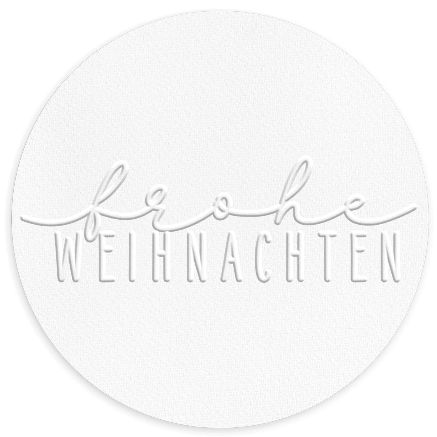 Prägestempel "Frohe Weihnachten" - IN LOVE WITH PAPER