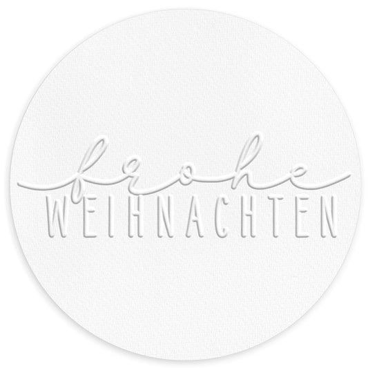 Prägestempel "Frohe Weihnachten" - IN LOVE WITH PAPER