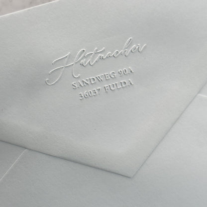 Prägestempel "Fulda" (mit Adresse) - IN LOVE WITH PAPER