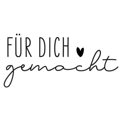 Prägestempel "Für dich gemacht" - IN LOVE WITH PAPER