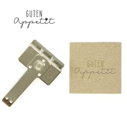 Prägestempel "Guten Appetit" - IN LOVE WITH PAPER