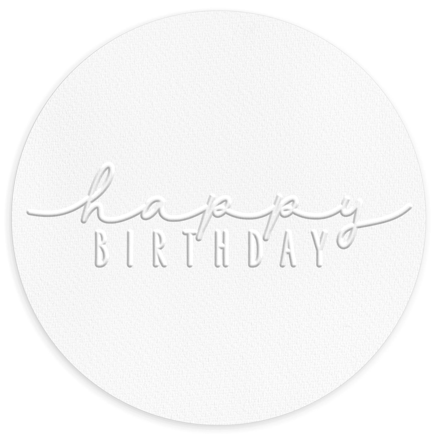 Prägestempel "Happy Birthday" - IN LOVE WITH PAPER