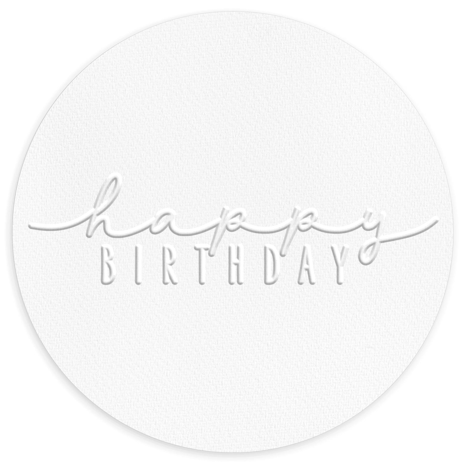 Prägestempel "Happy Birthday" - IN LOVE WITH PAPER