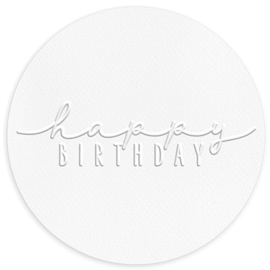 Prägestempel "Happy Birthday" - IN LOVE WITH PAPER