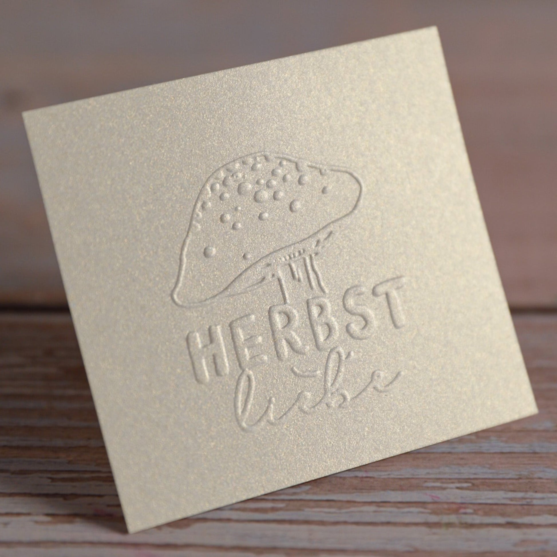 Prägestempel "Herbstliebe" - IN LOVE WITH PAPER