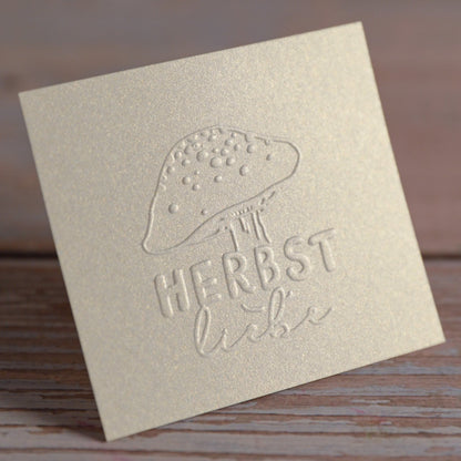 Prägestempel "Herbstliebe" - IN LOVE WITH PAPER