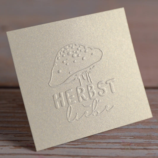 Prägestempel "Herbstliebe" - IN LOVE WITH PAPER