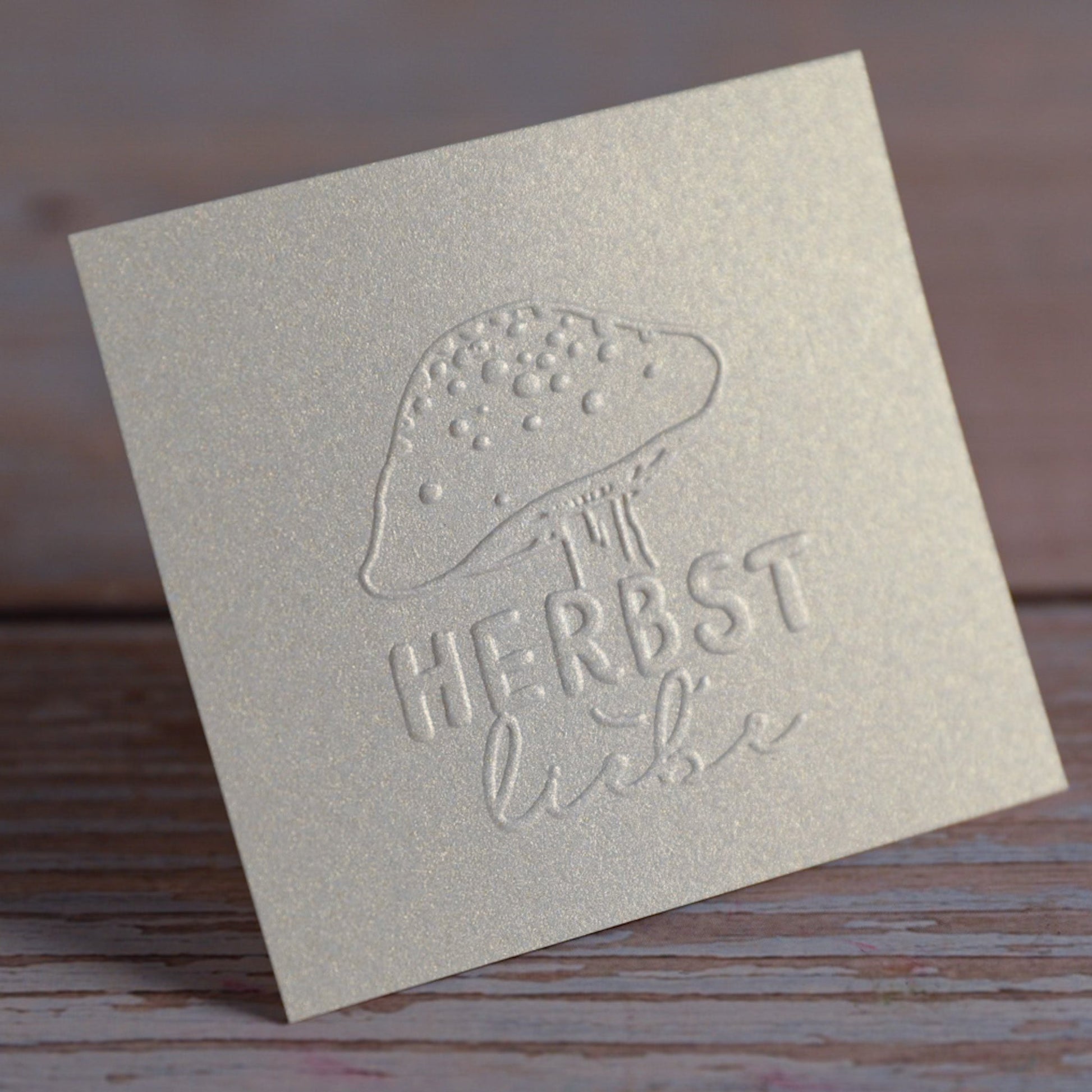 Prägestempel "Herbstliebe" - IN LOVE WITH PAPER