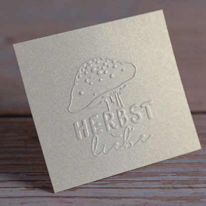 Prägestempel "Herbstliebe" - IN LOVE WITH PAPER