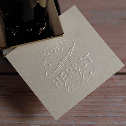Prägestempel "Herbstliebe" - IN LOVE WITH PAPER