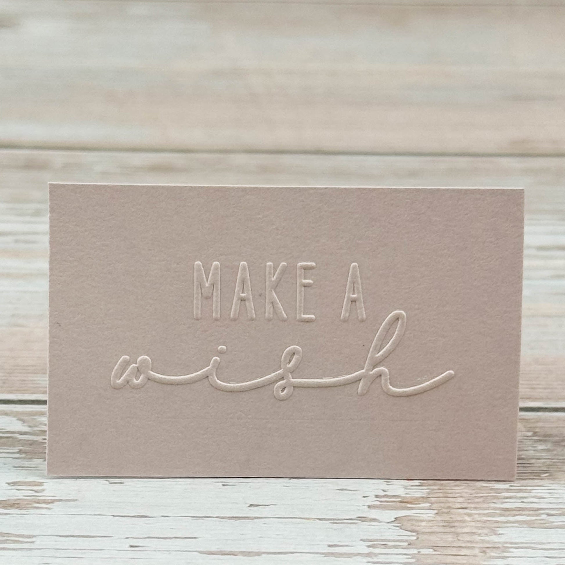 Prägestempel "Make a wish" - IN LOVE WITH PAPER