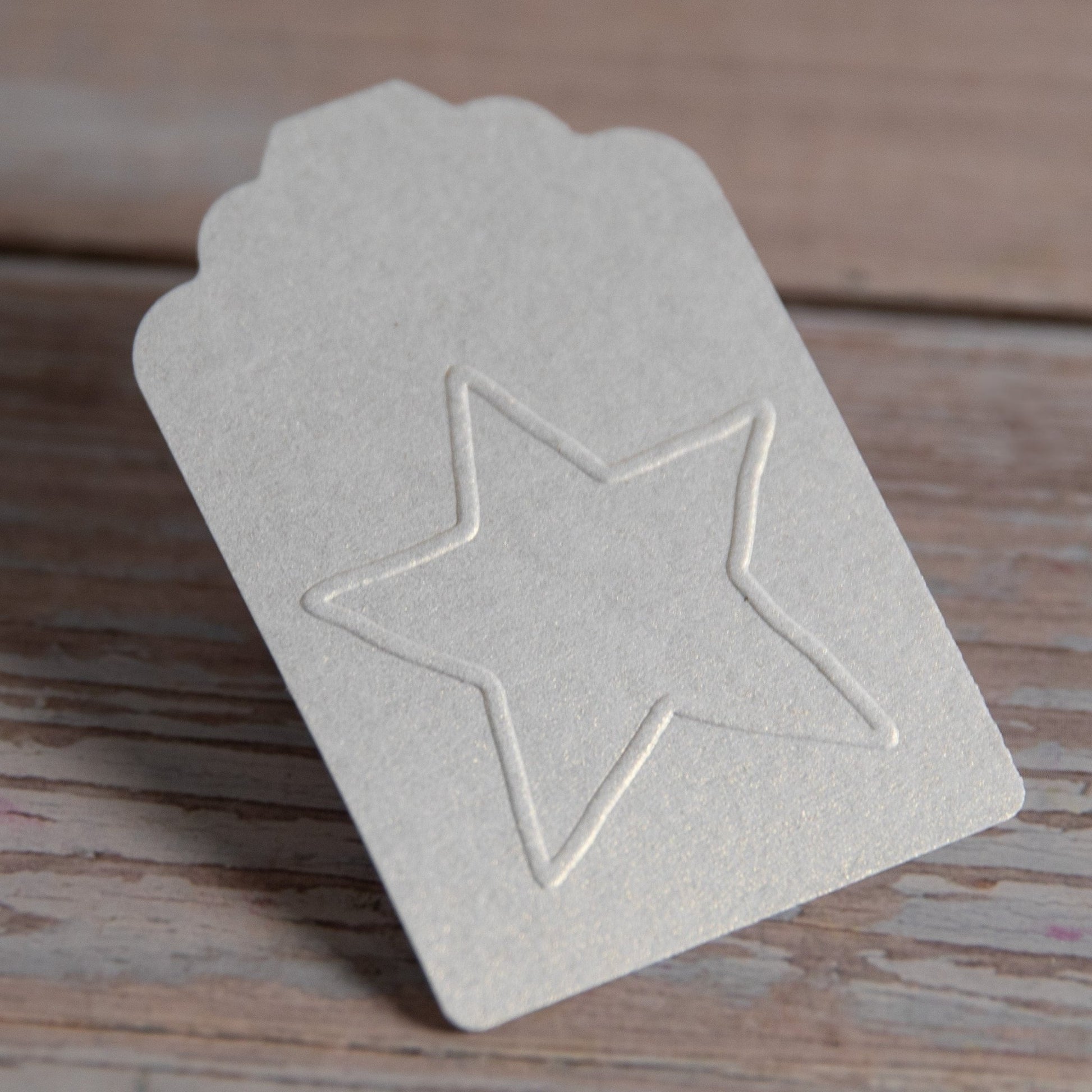 Prägestempel Stern (nur Kontur) - IN LOVE WITH PAPER