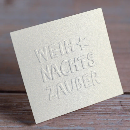 Prägestempel "Weihnachtszauber" - IN LOVE WITH PAPER