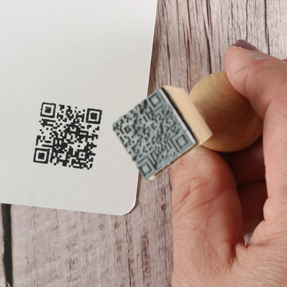 QR-Code Stempel personalisiert – Dein Link als Stempel