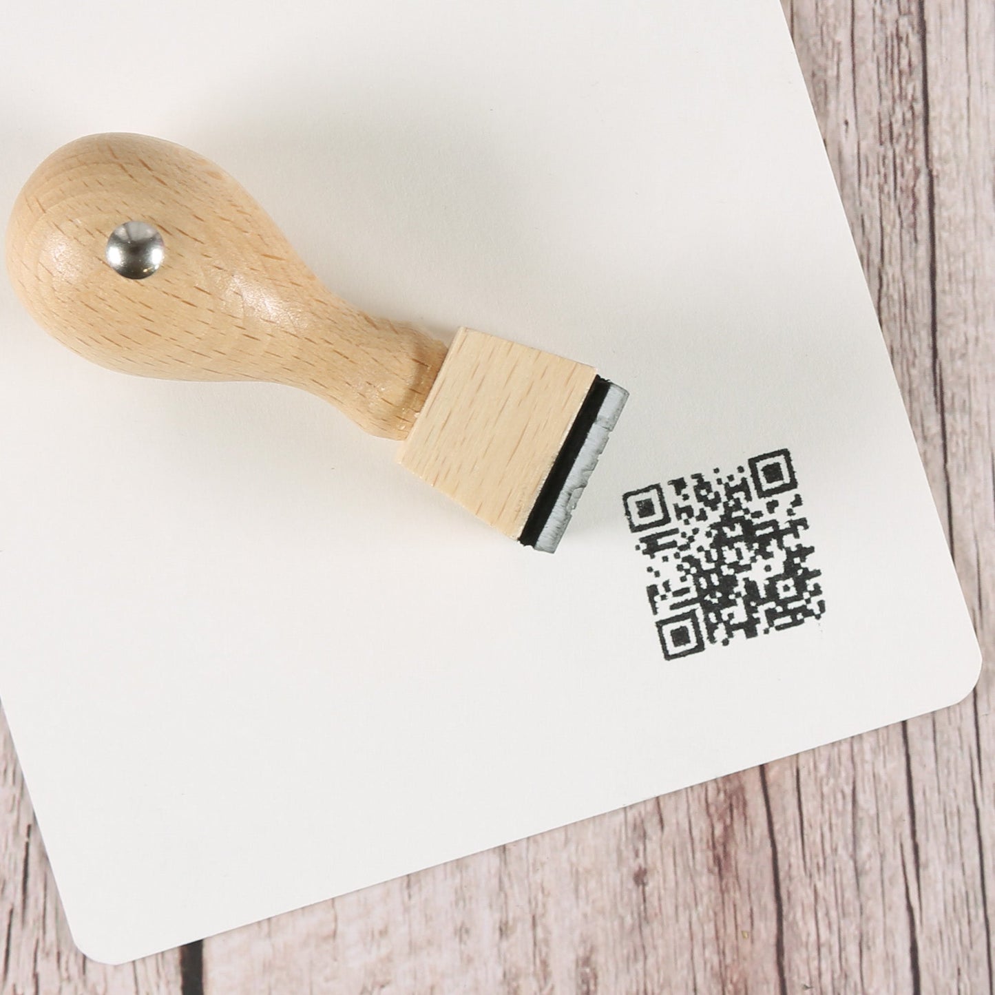 QR-Code Stempel personalisiert – Dein Link als Stempel