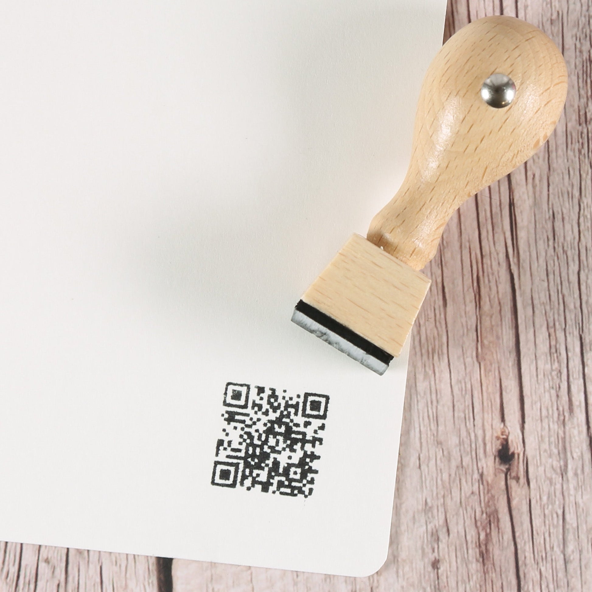 QR-Code Stempel personalisiert – Dein Link als Stempel