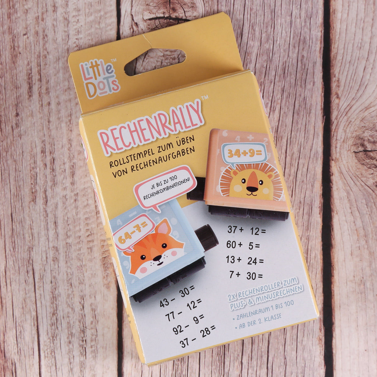 Rechenrally "Little Dots" Rollstempel - IN LOVE WITH PAPER