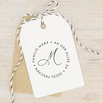 Runder Adressstempel Frechen - IN LOVE WITH PAPER