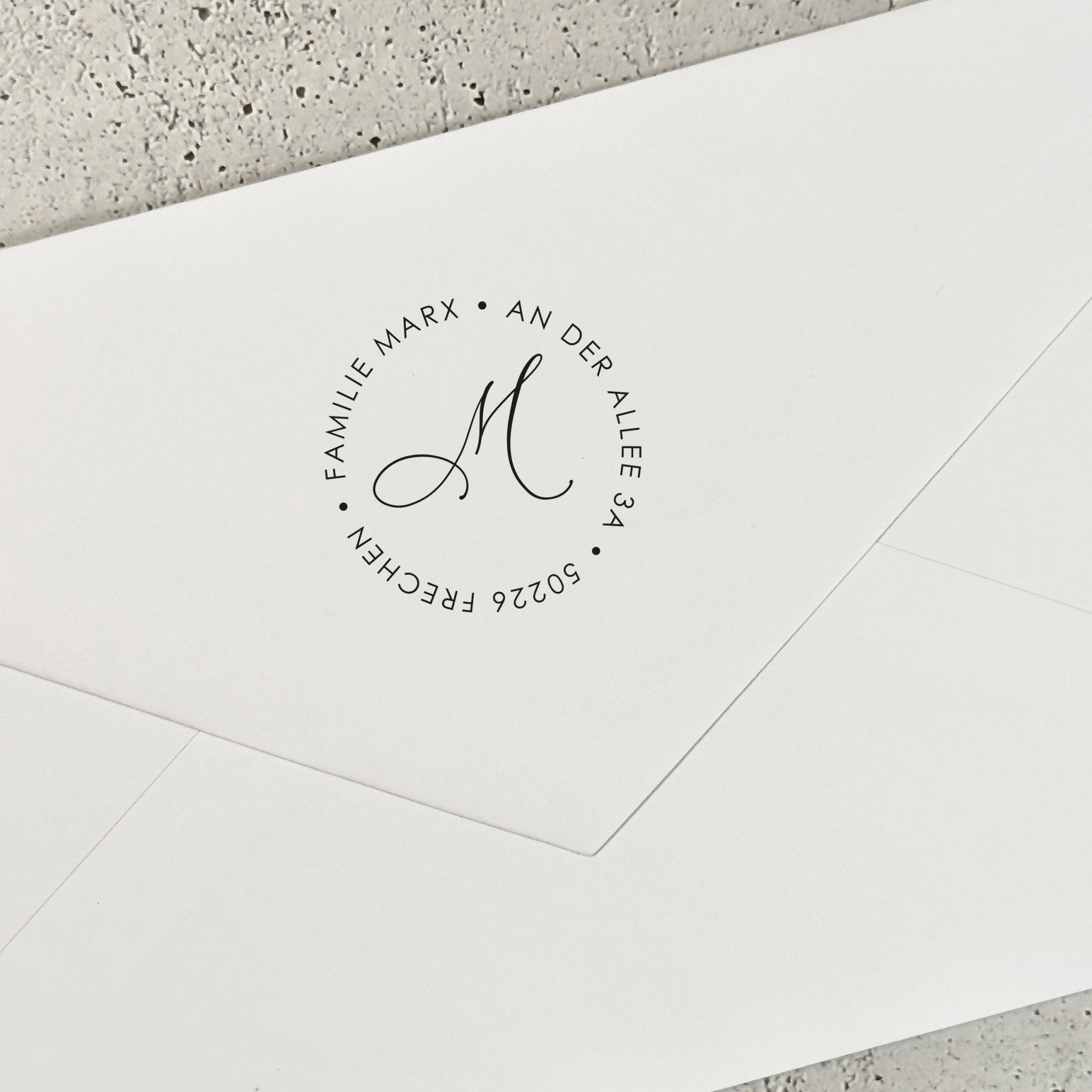 Runder Adressstempel Frechen - IN LOVE WITH PAPER