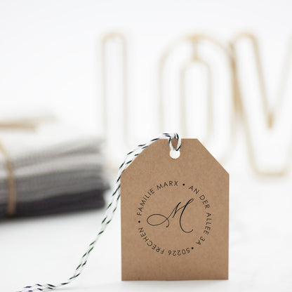 Runder Adressstempel Frechen - IN LOVE WITH PAPER
