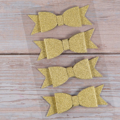 Schleifen - Sticker (gold, 3D) - IN LOVE WITH PAPER