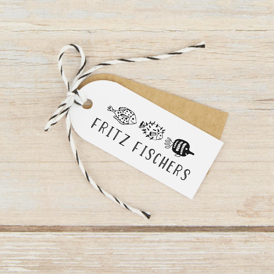 Namensstempel "Fischers Fritze"