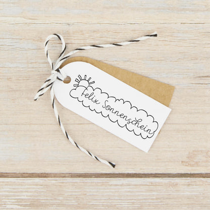 Namensstempel "Sonnenschein"
