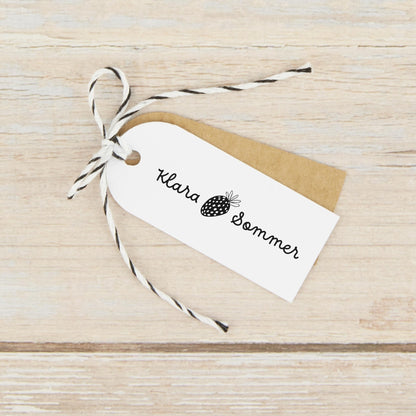 Selbstfärbestempel Erdbeere