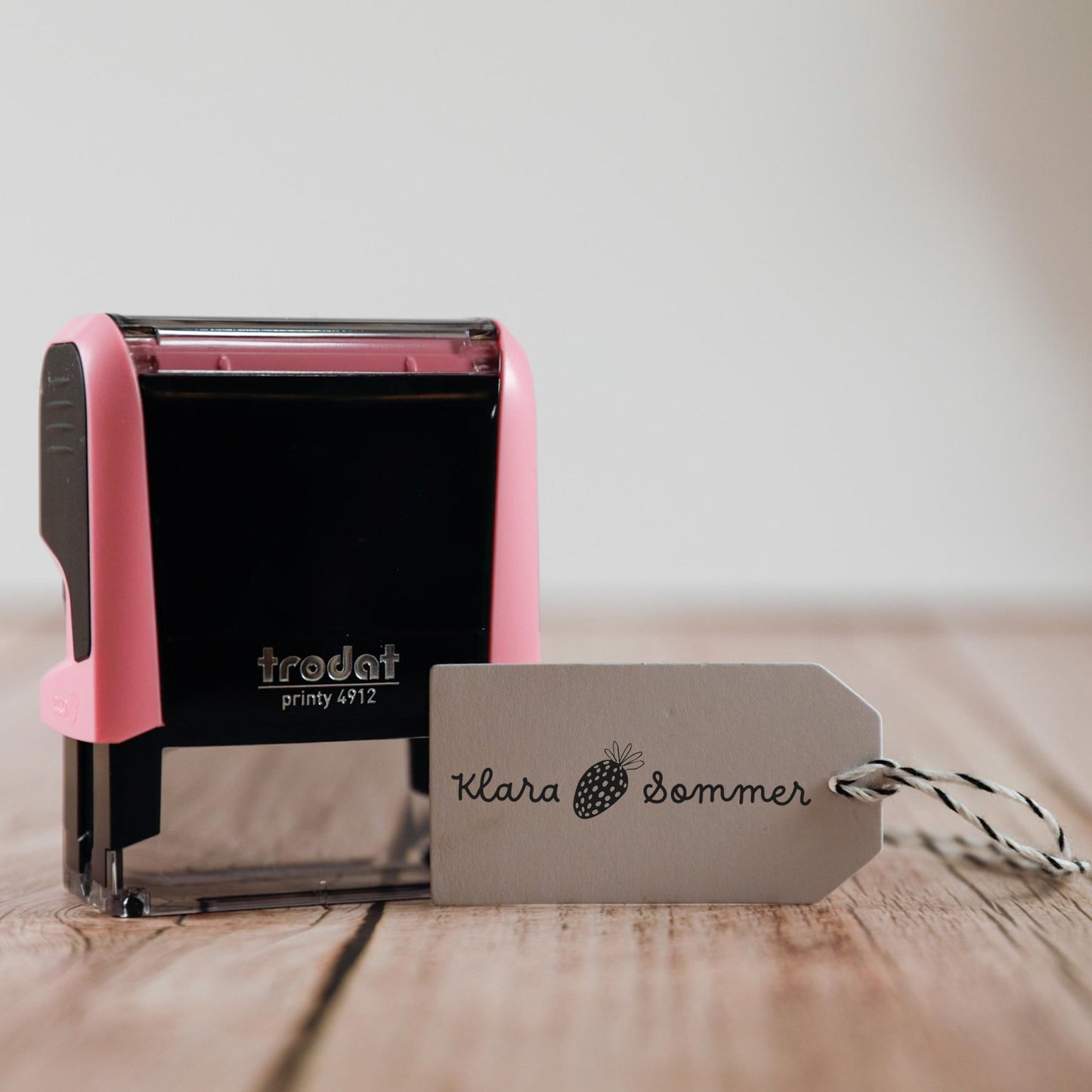 Selbstfärbestempel Erdbeere