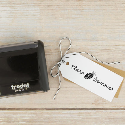 Selbstfärbestempel Erdbeere