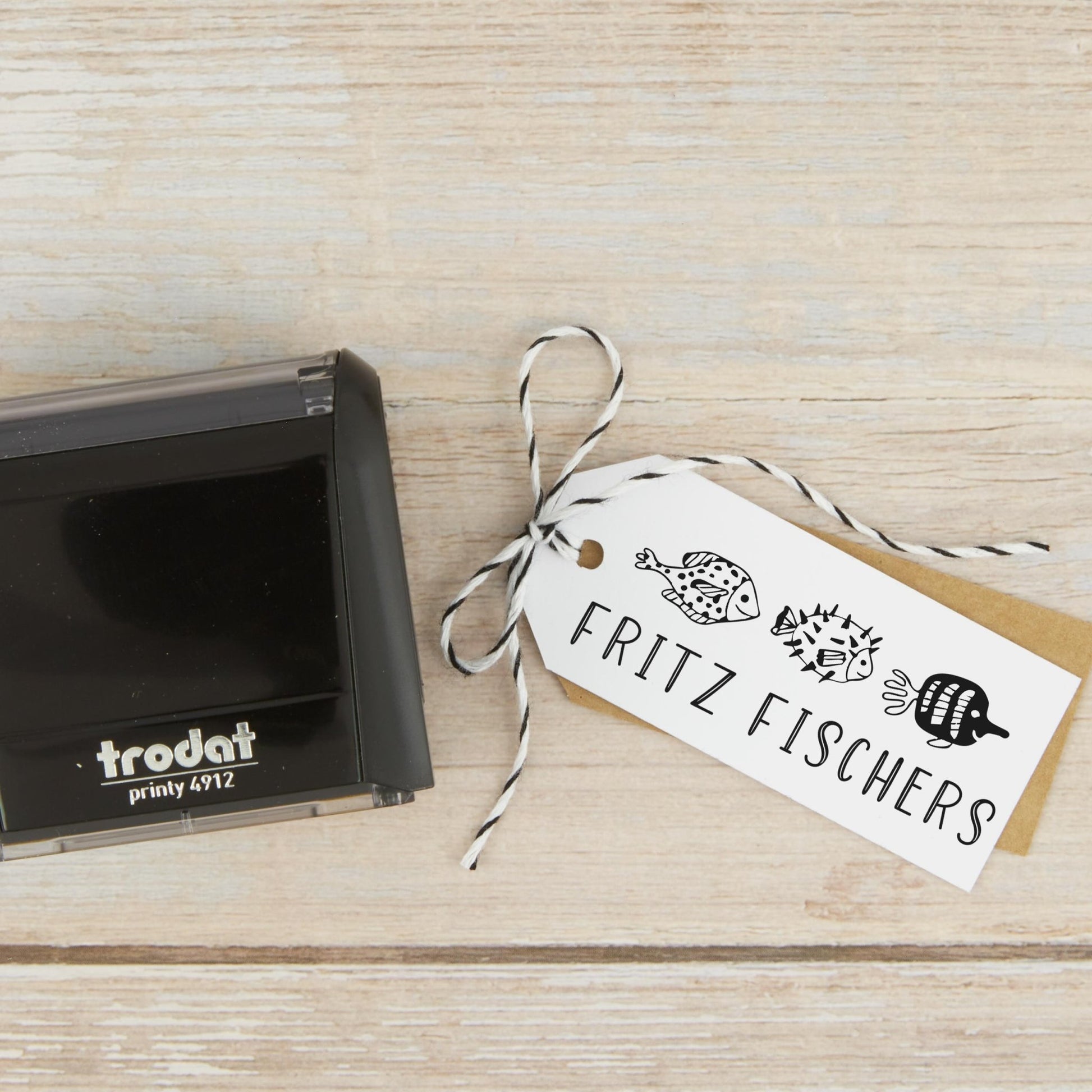 Selbstfärbestempel Fischers Fritze