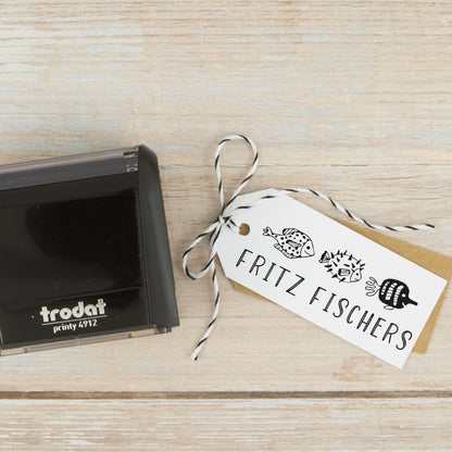 Selbstfärbestempel Fischers Fritze