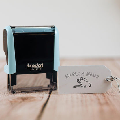 Selbstfärbestempel Maus