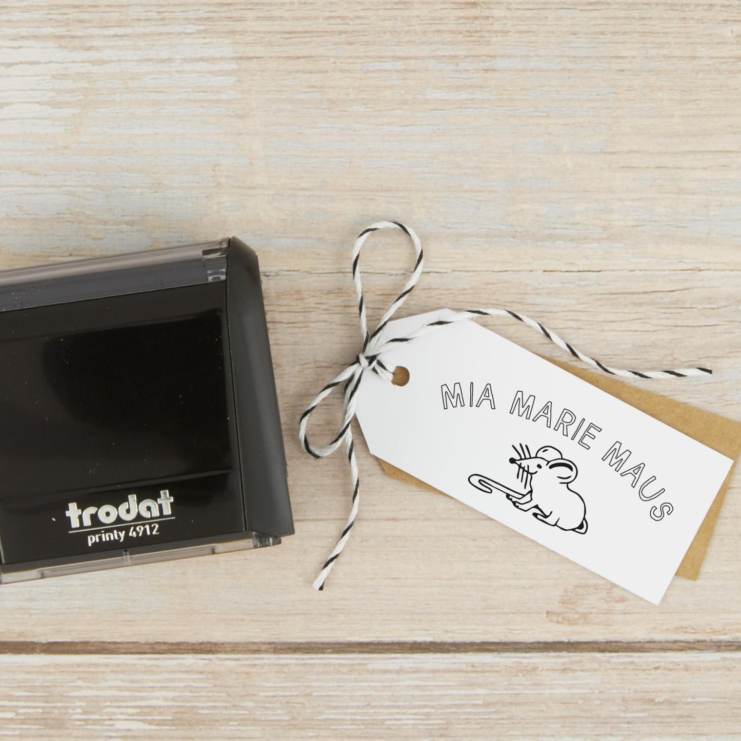 Selbstfärbestempel Maus