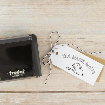 Selbstfärbestempel Maus