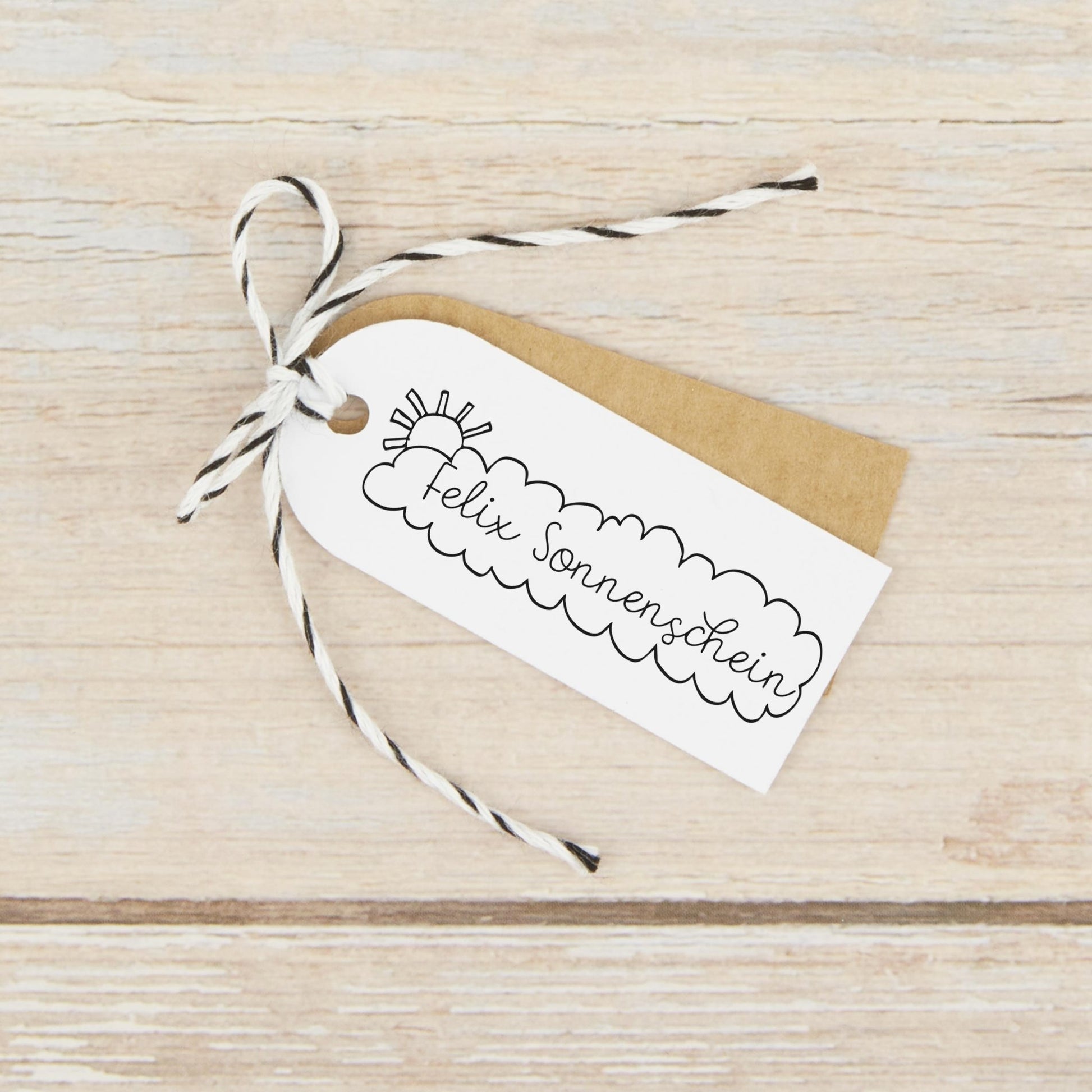 Selbstfärbestempel Sonnenschein