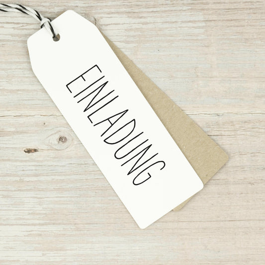 Stempel EINLADUNG - IN LOVE WITH PAPER