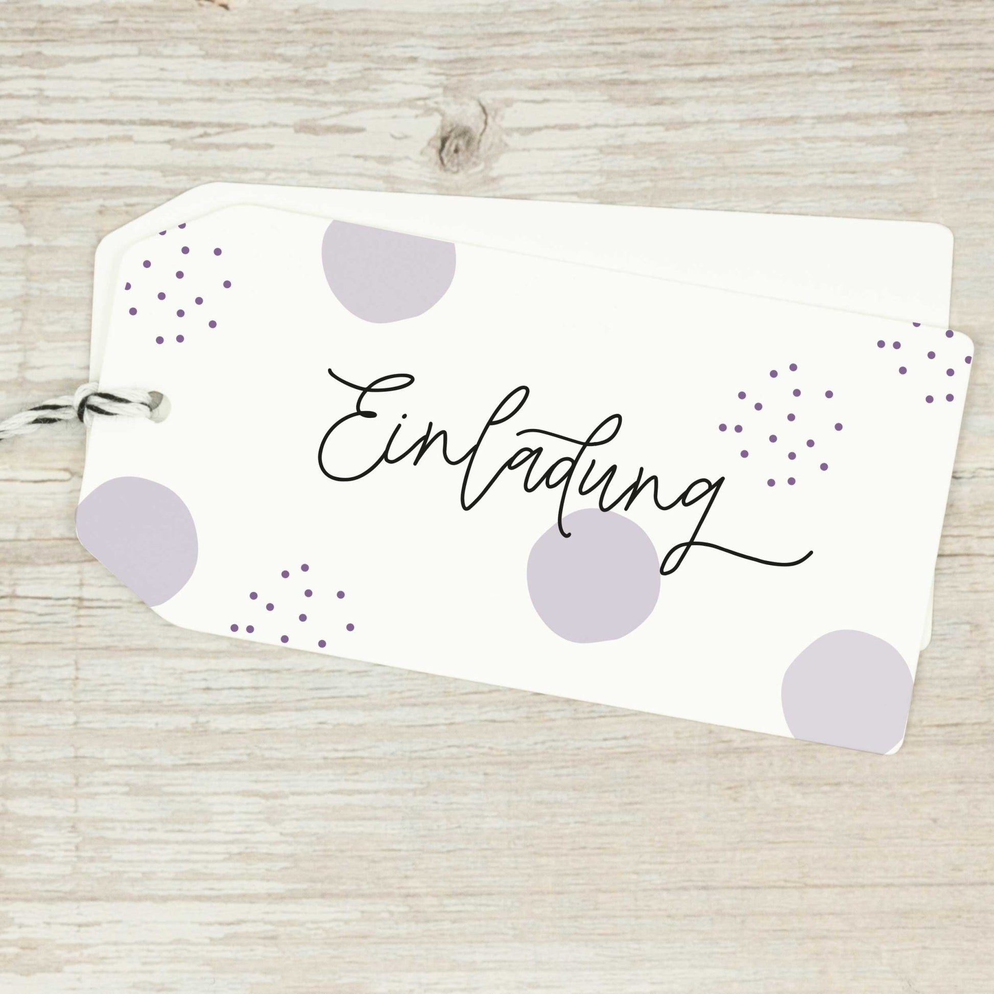 Stempel Einladung (Mix'n Match) - IN LOVE WITH PAPER