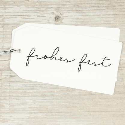 Stempel "Frohes Fest" - IN LOVE WITH PAPER