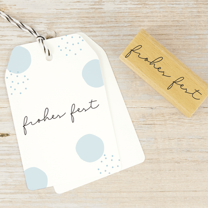 Stempel "Frohes Fest" - IN LOVE WITH PAPER