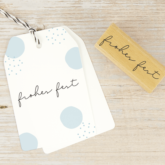 Stempel "Frohes Fest" - IN LOVE WITH PAPER