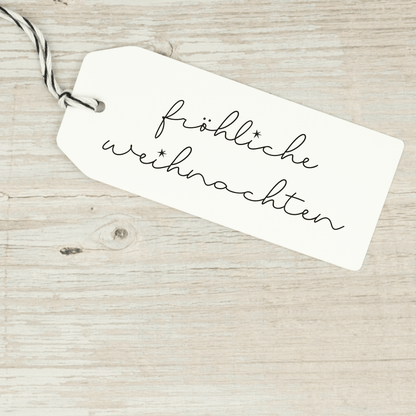 Stempel "Fröhliche Weihnachten" - IN LOVE WITH PAPER
