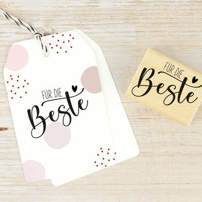 Stempel "Für die Beste" - IN LOVE WITH PAPER