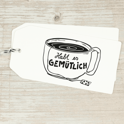 Stempel "Gemütlicher Tee" - IN LOVE WITH PAPER